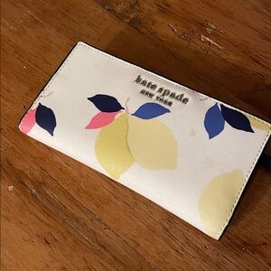 Kate Spade New York Lemon Zest Continental Large Full Zipper